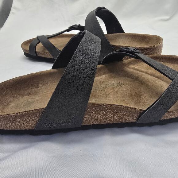Birkenstock Womens Mayari Birko-Flor Flip Flop Summer Sandals Anthracite 40/9.5 - Picture 5 of 6